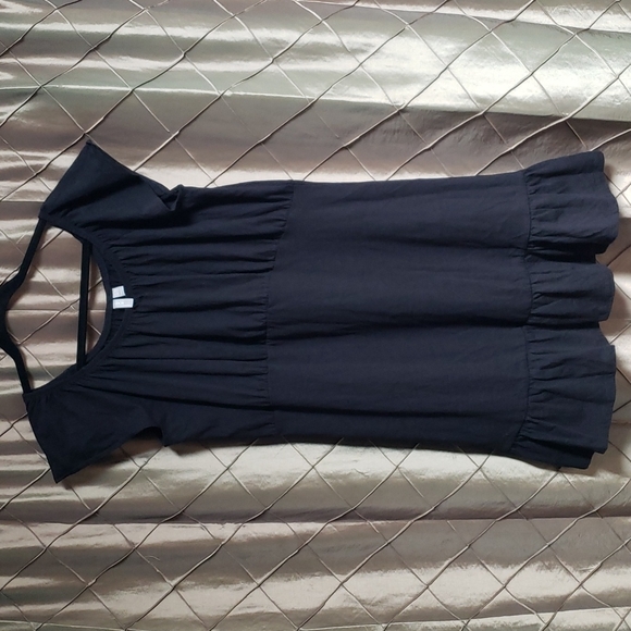 🦋4 for $20, or as marked. EUC-ASOS Empire Waist Ruffle Bottom Cotton Dress - Picture 3 of 6